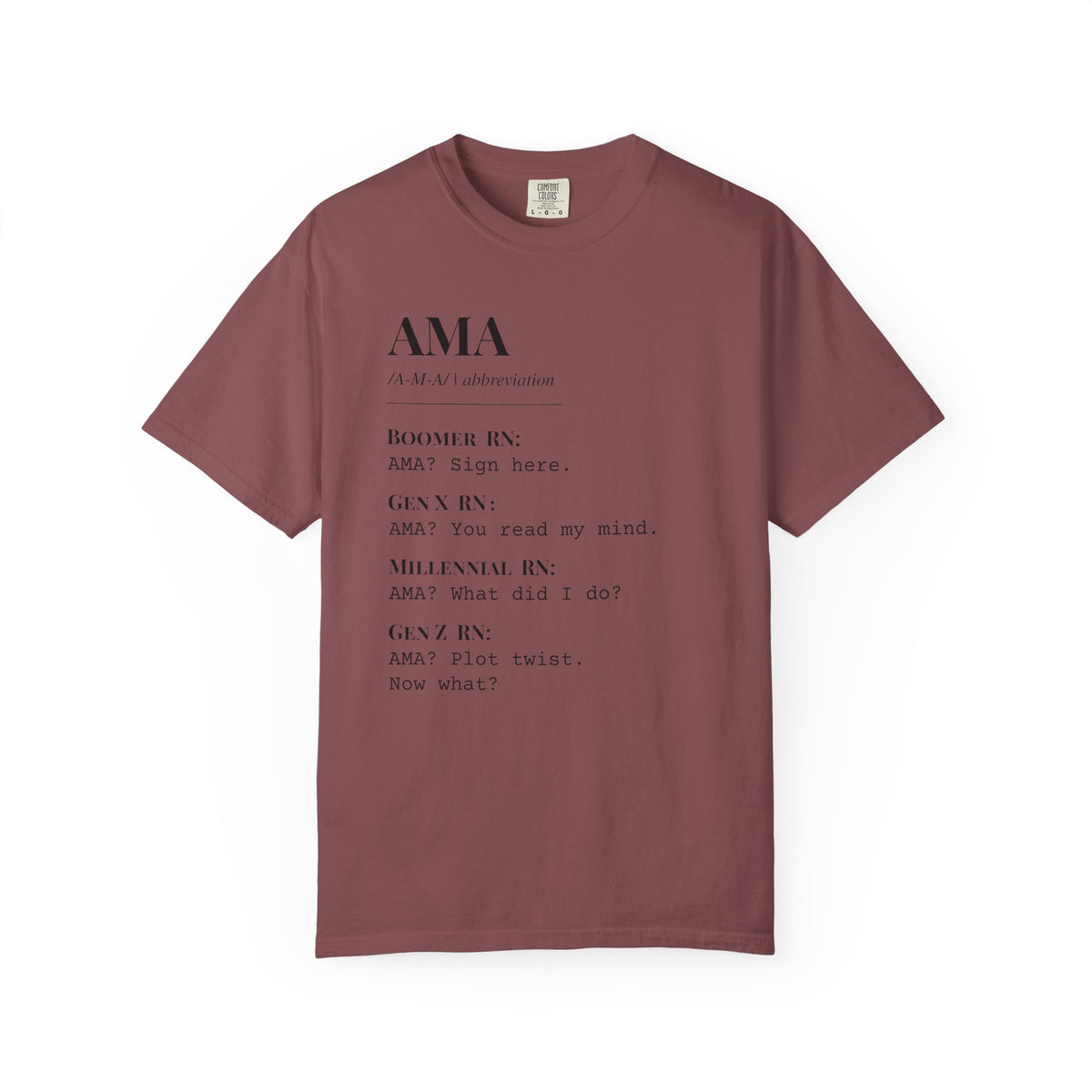 "AMA" Generational Definition T-Shirt
